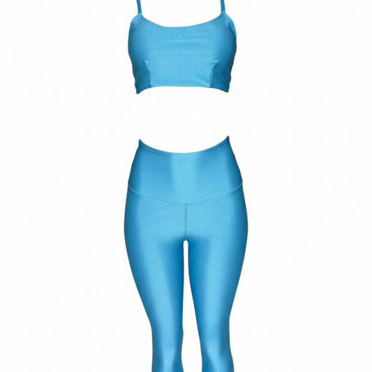 LEGGS RIB SKYBLUE