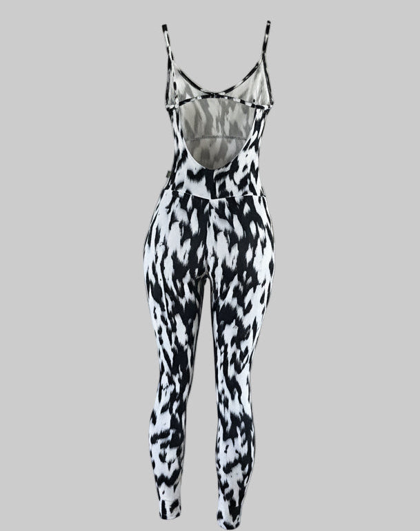 Jumpsuit yogini print