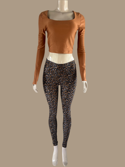 LEGGINGS LEO BROWN