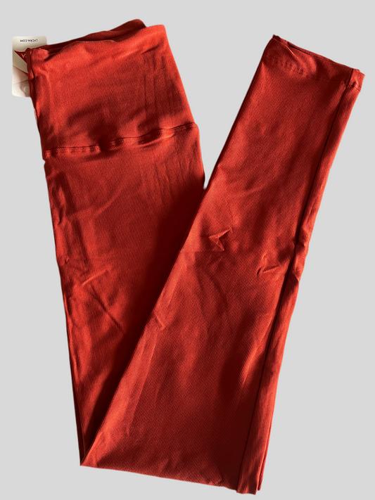 LEGGS TERRACOTA RIB