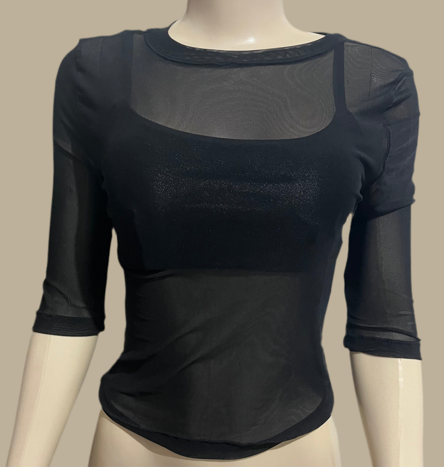 Top basic lustrous black