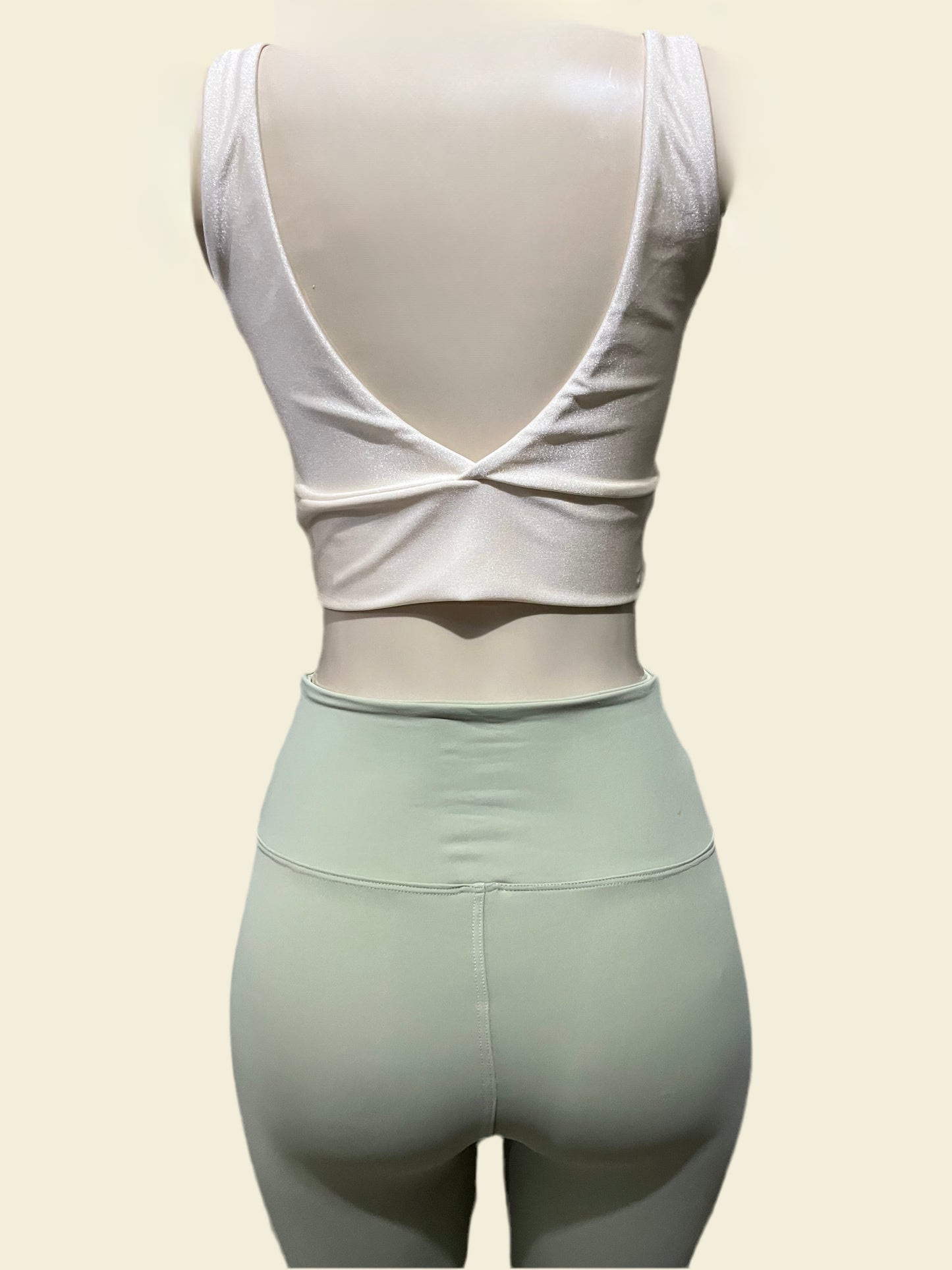 TOP METALLIC OFF WHITE V