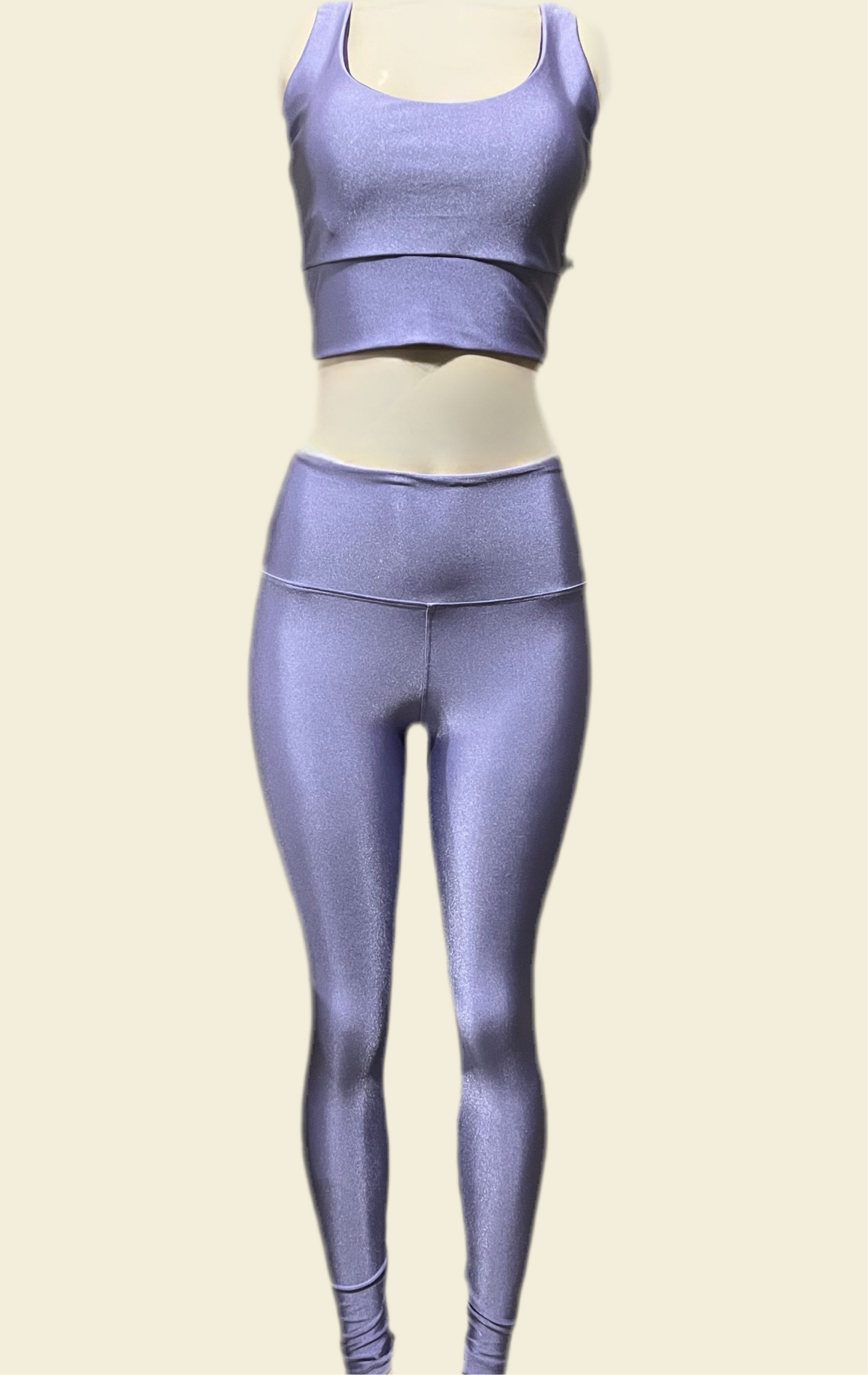 LEGGS METALLIC LAVANDA