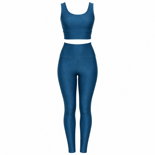 LEGGS RIB AZUL NILO
