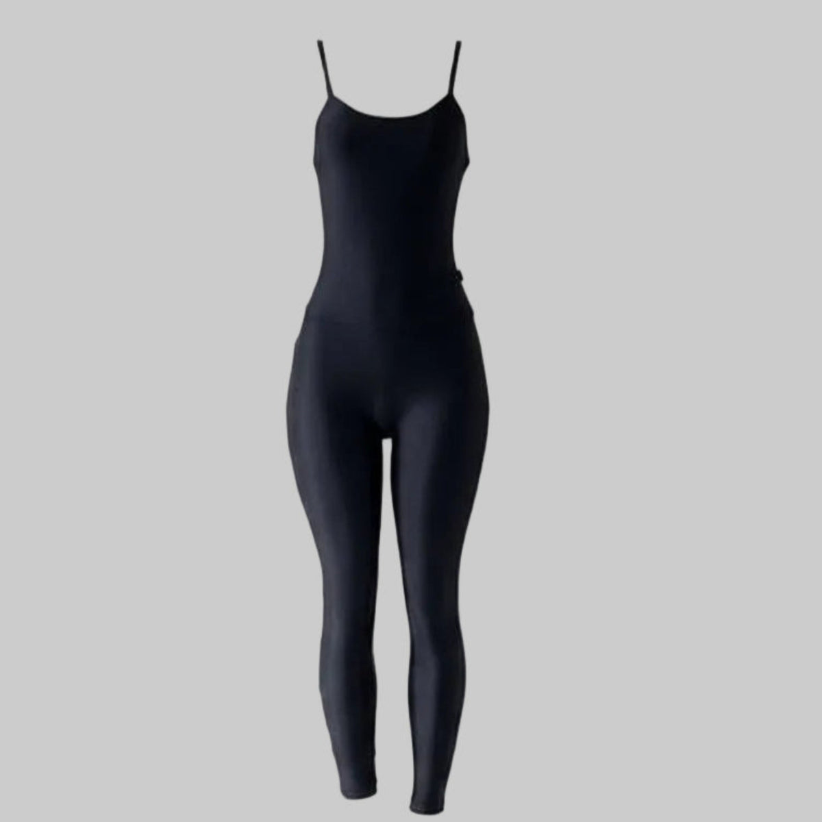 JUMPSUIT YOGINI BLACK OPEN BACK