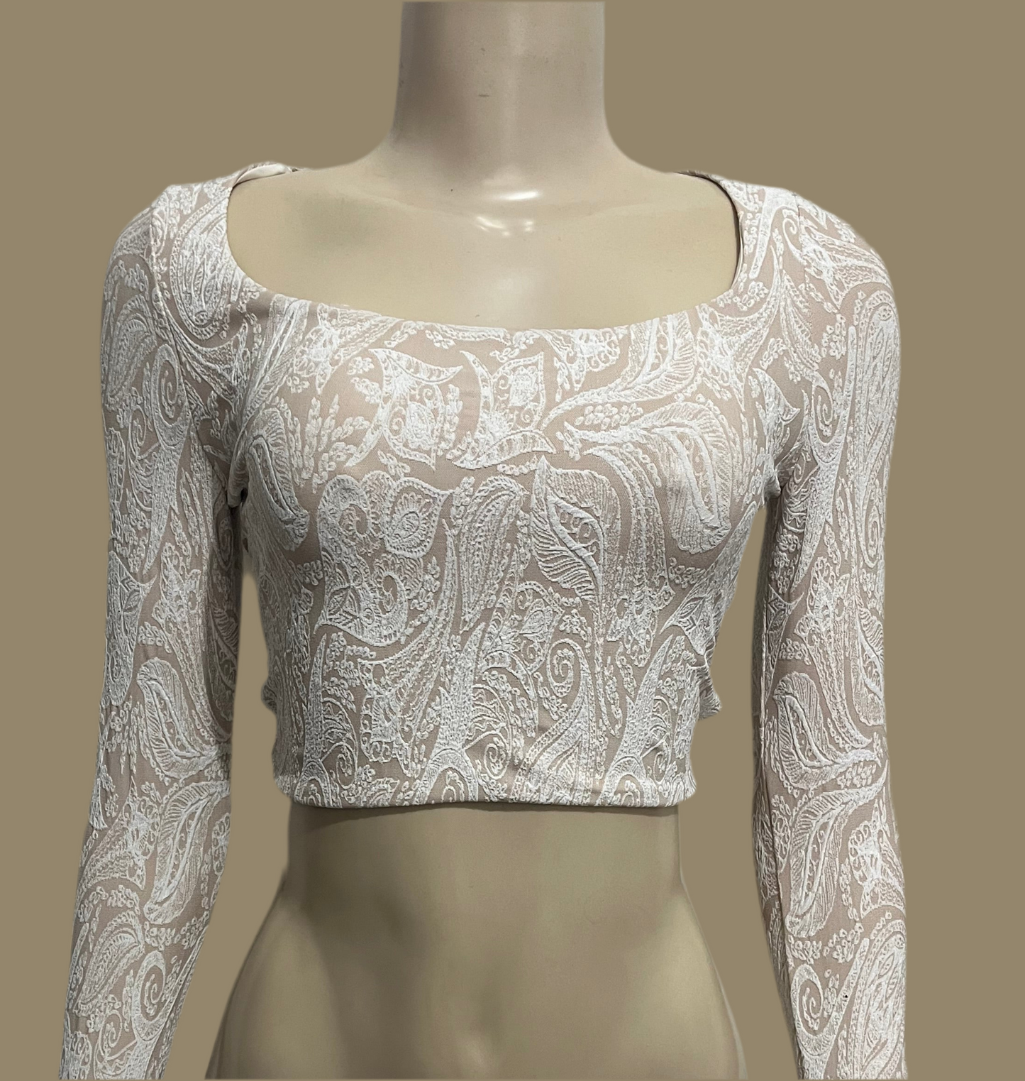 CROPPED BACK CROSS BOHO ML