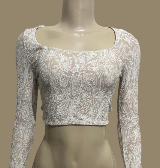 CROPPED BACK CROSS BOHO ML