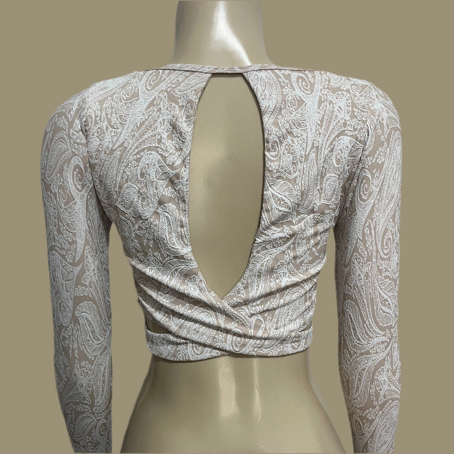 CROPPED BACK CROSS BOHO ML