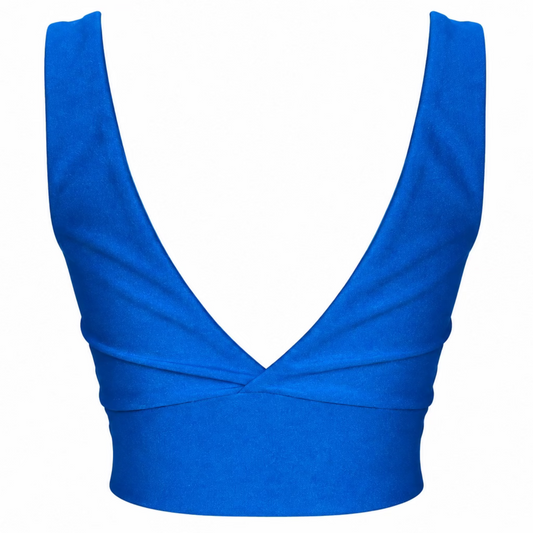 TOP V AZUL ALEXANDRIA