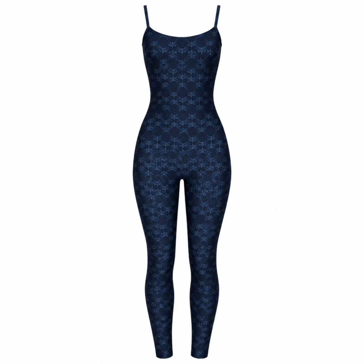 JUMPSUIT OPEN BACK INDIGO BLOOM
