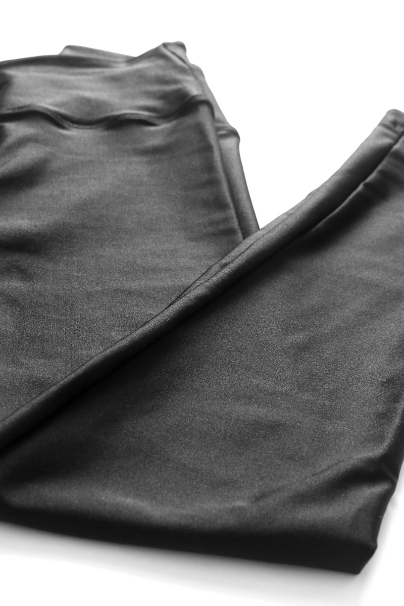 Leggs black metallic